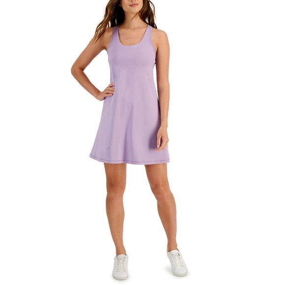 ID Ideology Womens Sleeveless Solid Performance Athletic Dress Size Small Purple - Picture 1 of 7